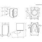 AEG L8FBE48SCI Beépíthető mosógép, gőzfunkció, ÖKOInverter motor