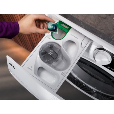 AEG LFR73844VE szabadonálló Elöltöltős mosógép, gőzfunkció, ÖKOInverter motor