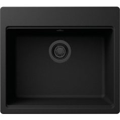   ELLECI - Mosogatótálca Time 105 G40 Nero fekete tartozékokkal