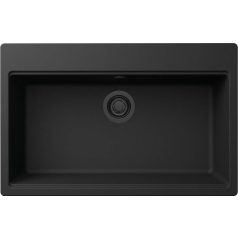   ELLECI - Mosogatótálca Time 130 G40 Nero fekete tartozékokkal
