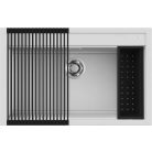 ELLECI - Mosogatótálca Best 130 Workstation Szett G68 Bianco - Kifutó termék!