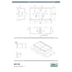 ELLECI - Mosogatótálca Best 450 G51 Avena