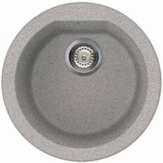   ELLECI - Mosogatótálca Fox ROUND G55 grigio Pietra - Kifutó termék!