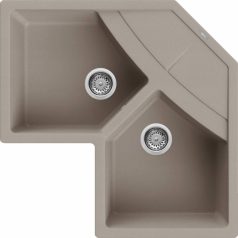 ELLECI - Mosogatótálca Unico CORNER sarok G43 Tortora
