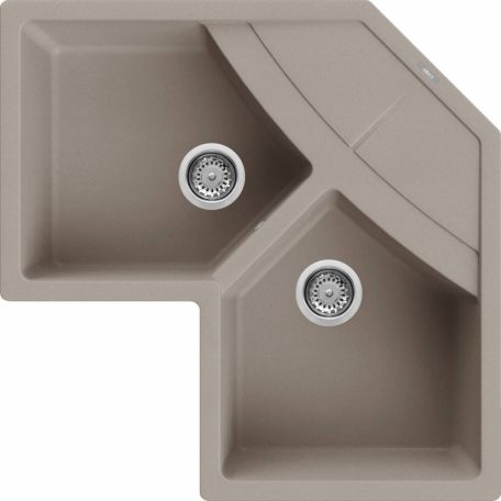 ELLECI - Mosogatótálca Unico CORNER sarok G43 Tortora