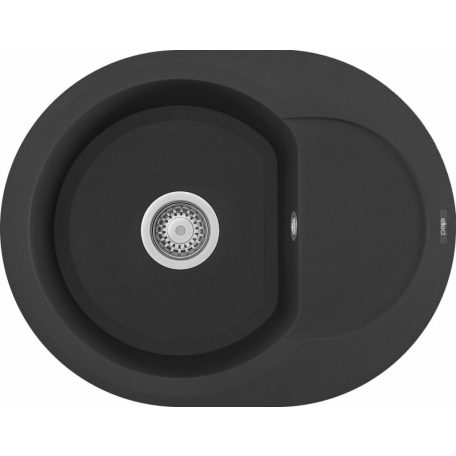 ELLECI - Mosogatótálca Easy ROUND 600 G40 Nero