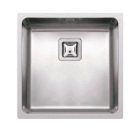 ELLECI - Mosogatótálca W-Square 400 inox munkalapra, munkalap alá és szintbe is szerelhető