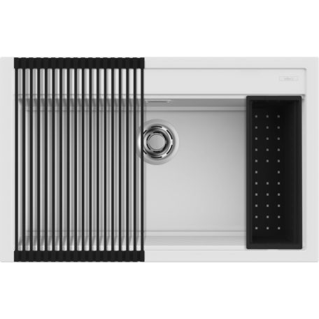 ELLECI - Mosogatótálca Best 130 Workstation Szett K96 White - Kifutó termék!