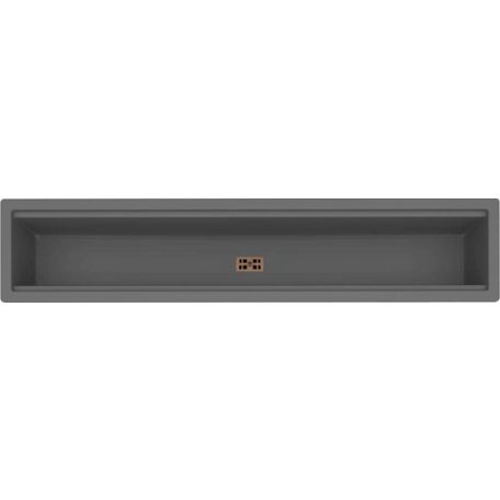 ELLECI - Mosogatótálca Dialogo C86 K99 Concrete bronz tartozékkal