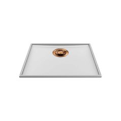   ELLECI - Mosogatótálca medencefenék Essenza 50 K96 White bronz tartozékokkal
