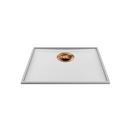 ELLECI - Mosogatótálca medencefenék Essenza 50 K96 White bronz tartozékokkal