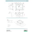 ELLECI - Mosogatótálca Sintesi 105 K82 Sage inox tartozékokkal