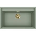 ELLECI - Mosogatótálca Sintesi 130 K82 Sage arany tartozékokkal