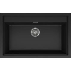   ELLECI - Mosogatótálca Sintesi 130 K86 Black inox tartozékokkal