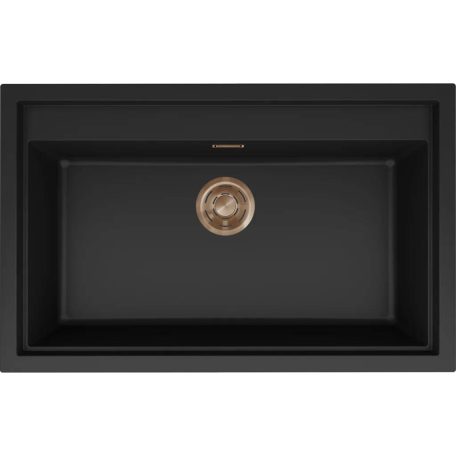 ELLECI - Mosogatótálca Sintesi 130 K86 Black bronz tartozékokkal