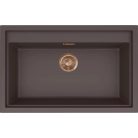 ELLECI - Mosogatótálca Sintesi 130 K87 Cocoa bronz tartozékokkal