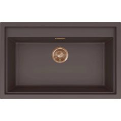   ELLECI - Mosogatótálca Sintesi 130 K87 Cocoa bronz tartozékokkal