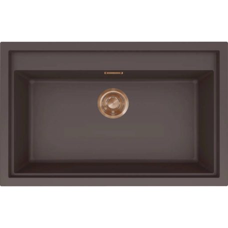 ELLECI - Mosogatótálca Sintesi 130 K87 Cocoa bronz tartozékokkal