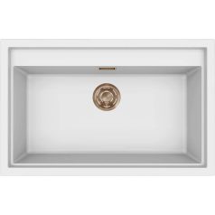   ELLECI - Mosogatótálca Sintesi 130 K96 White bronz tartozékokkal