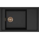 ELLECI - Mosogatótálca Sintesi 305 K86 Black bronz tartozékokkal