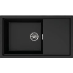   ELLECI - Mosogatótálca Sintesi 410 K86 Black inox tartozékokkal