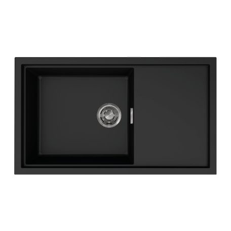 ELLECI - Mosogatótálca Sintesi 410 K86 Black inox tartozékokkal