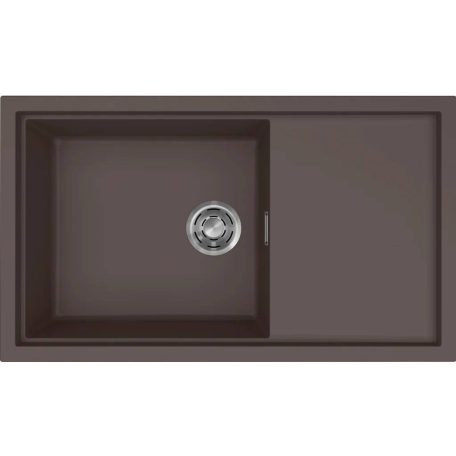 ELLECI - Mosogatótálca Sintesi 410 K87 Cocoa inox tartozékokkal