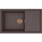 ELLECI - Mosogatótálca Sintesi 410 K87 Cocoa bronz tartozékokkal