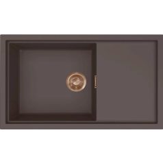   ELLECI - Mosogatótálca Sintesi 410 K87 Cocoa bronz tartozékokkal