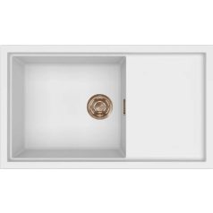   ELLECI - Mosogatótálca Sintesi 410 K96 White bronz tartozékokkal