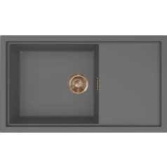   ELLECI - Mosogatótálca Sintesi 410 K99 Concrete bronz tartozékokkal