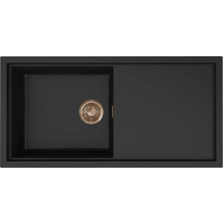 ELLECI - Mosogatótálca Sintesi 480 K86 Black bronz tartozékokkal