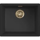 ELLECI - Mosogatótálca Zen-F 105 K86 Black arany tartozékokkal