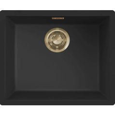   ELLECI - Mosogatótálca Zen-F 105 K86 Black arany tartozékokkal