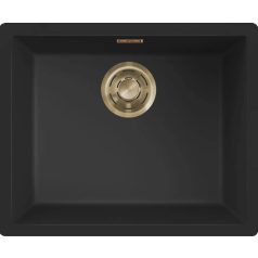   ELLECI - Mosogatótálca Zen 105 K86 Black arany tartozékokkal