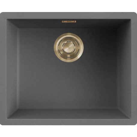 ELLECI - Mosogatótálca Zen-F 105 K99 Concrete arany tartozékokkal