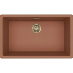   ELLECI - Mosogatótálca Zen-F 130 K83 Clay arany tartozékokkal