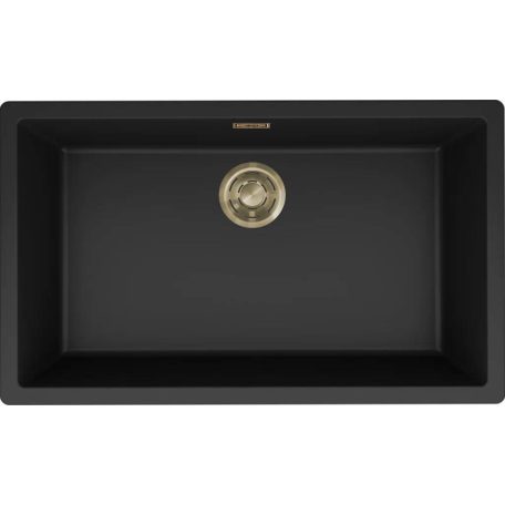 ELLECI - Mosogatótálca Zen-F 130 K86 Black arany tartozékokkal