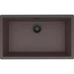   ELLECI - Mosogatótálca Zen 130 K87 Cocoa fekete tartozékokkal