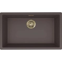   ELLECI - Mosogatótálca Zen 130 K87 Cocoa arany tartozékokkal