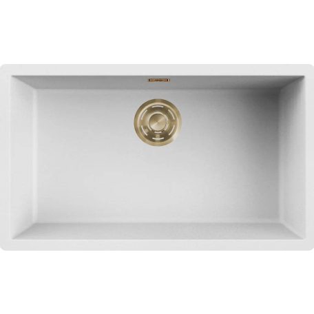 ELLECI - Mosogatótálca Zen-F 130 K96 White arany tartozékokkal