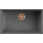 ELLECI - Mosogatótálca Zen 130 K99 Concrete bronz tartozékokkal