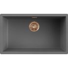 ELLECI - Mosogatótálca Zen-F 130 K99 Concrete bronz tartozékokkal