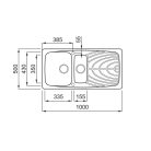 ELLECI - Mosogatótálca Master 475 M79 Aluminium - Kifutó termék!