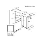 Electrolux LUB3AE88S Beépíthető fagyasztószekrény, LowFrost 87.3 cm