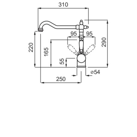 ELLECI - Csaptelep Rio G51 Avena