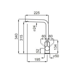 ELLECI - Csaptelep Shell G40