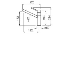 ELLECI - Csaptelep Sava G59 antracite