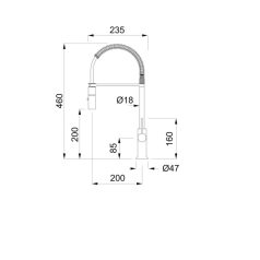 ELLECI - Csaptelep Arcadia króm - Kifutó termék!