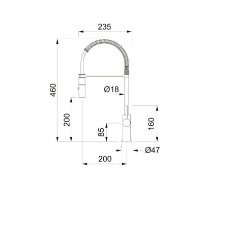 ELLECI - Csaptelep Arcadia króm - Kifutó termék!